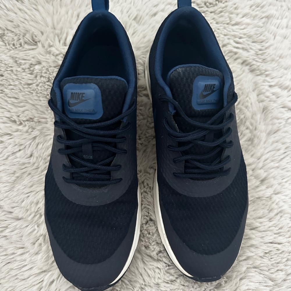 Nike Navy and White Sneakers - Picture 2 of 2